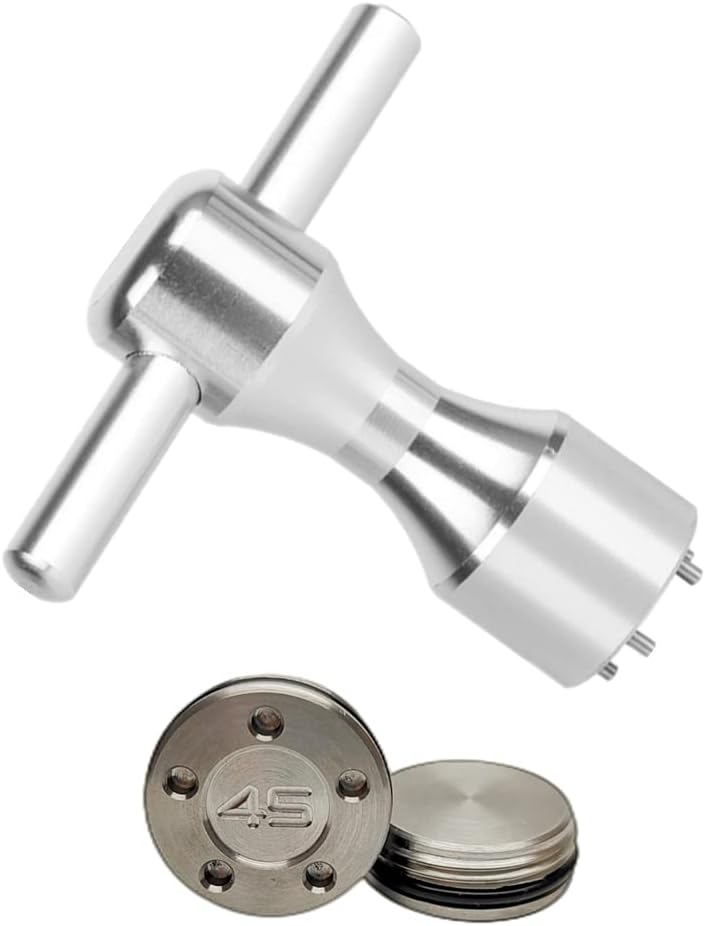 ROYMADE Golf Putter Weights for Scotty Cameron 2pcs 5g/10g/15g/20g/25g/30g/35g/40g/45g with Wrench Kit Set Compatible with Titleist Scotty Cameron Putter Newport (2pcs 45g+Wrench) - Image 4